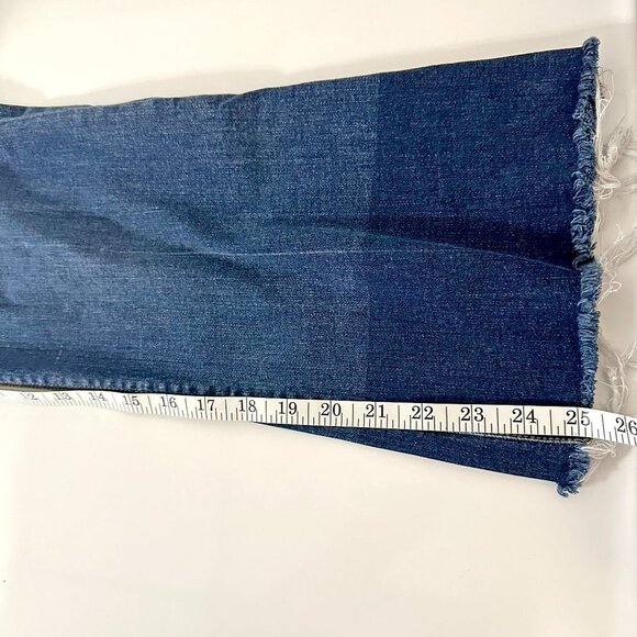 Spanx Cropped Flare Raw Hem Jeans - Picture 14 of 15